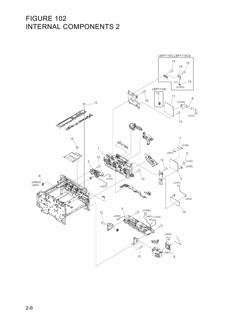 Canon imageCLASS LBP-7100C 7110Cw 7100Cn 7110C 7110Cn 7110 Parts Catalog Manual-6